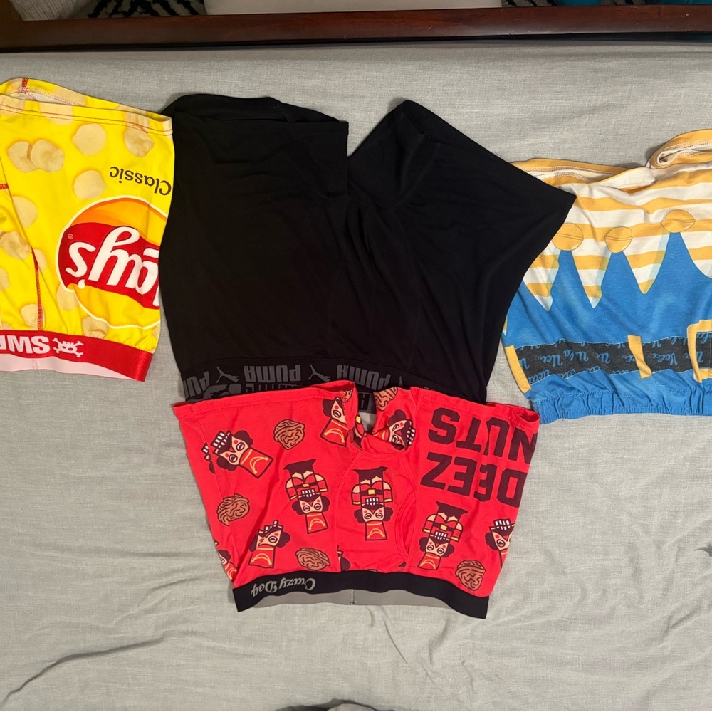 Men's Graphic Boxer Briefs Set